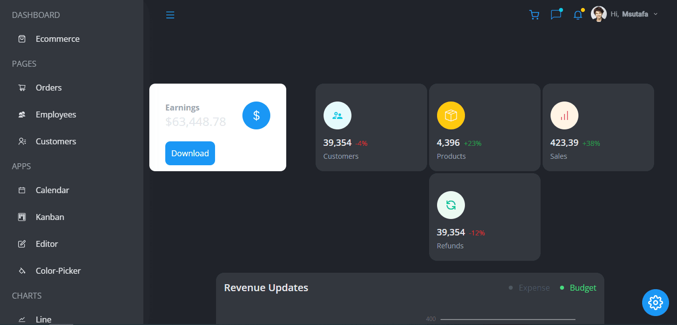 Admin Dashboard